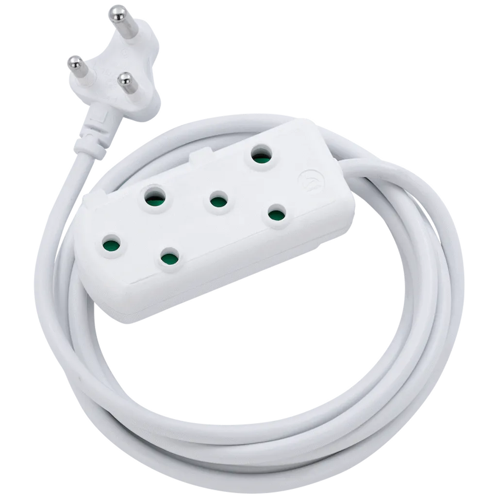 Switched Light-Duty Side-by-Side (SBS) Extension Leads 10m