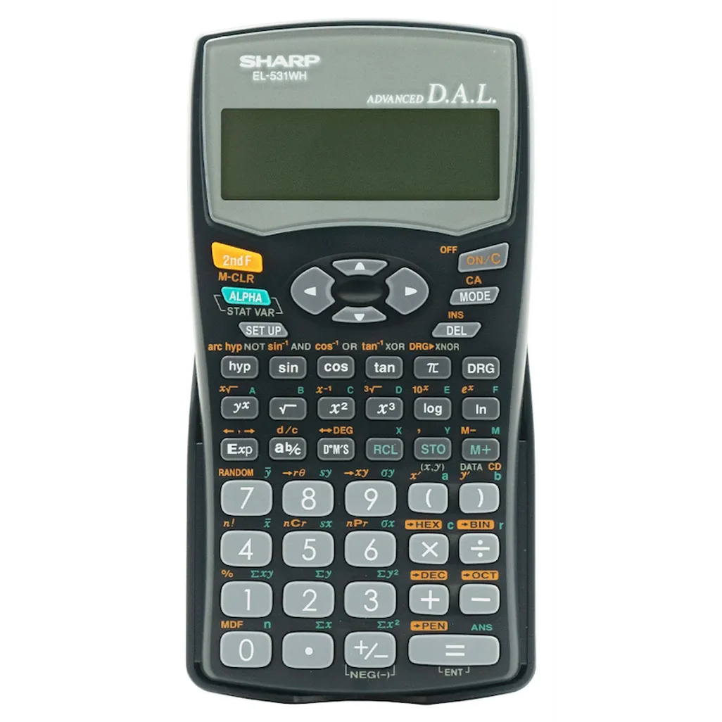 Sharp EL531 WH-BBK - Scientific Calculator - 272 Functions