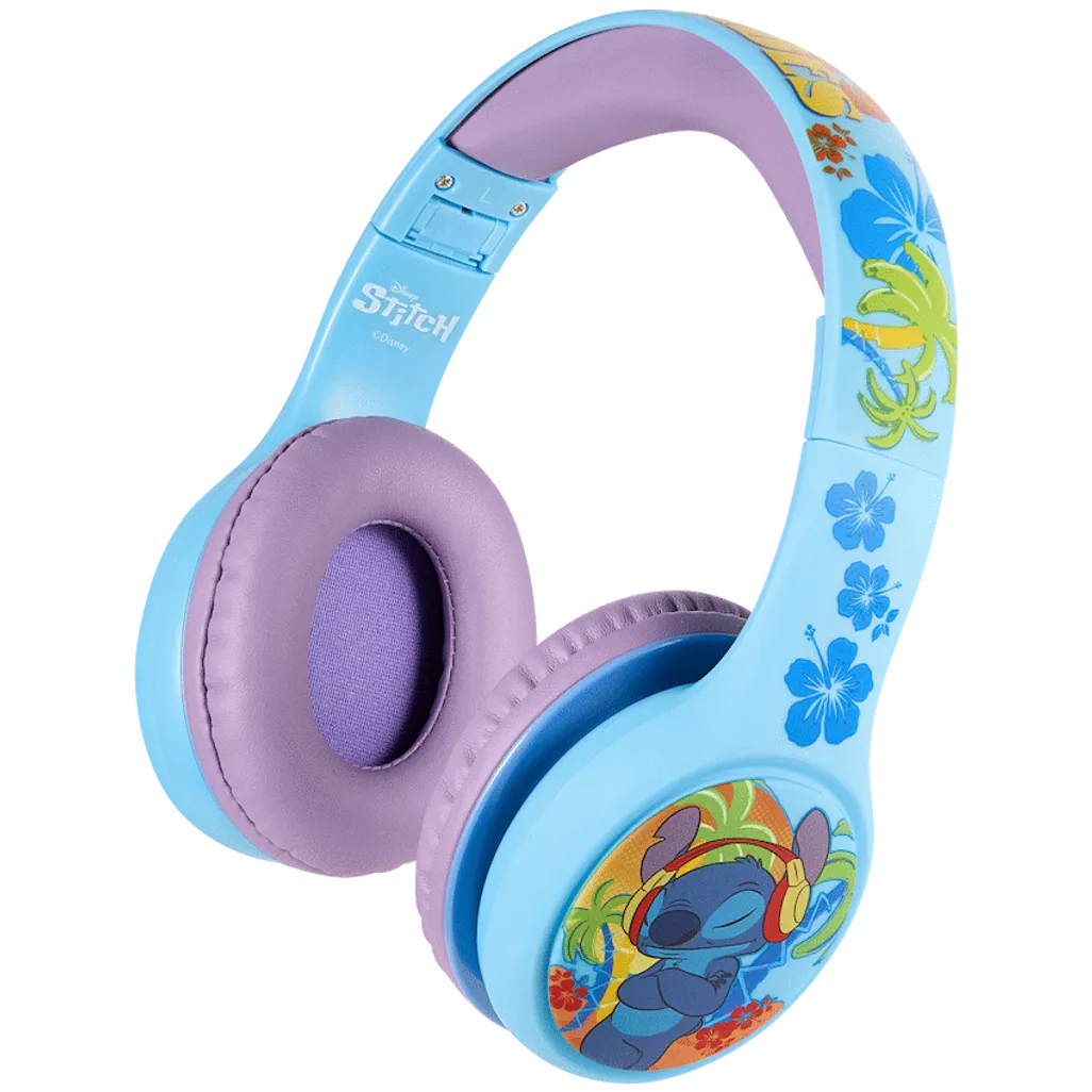 Disney Stitch Bluetooth Padded Headphones with dB Switch Function