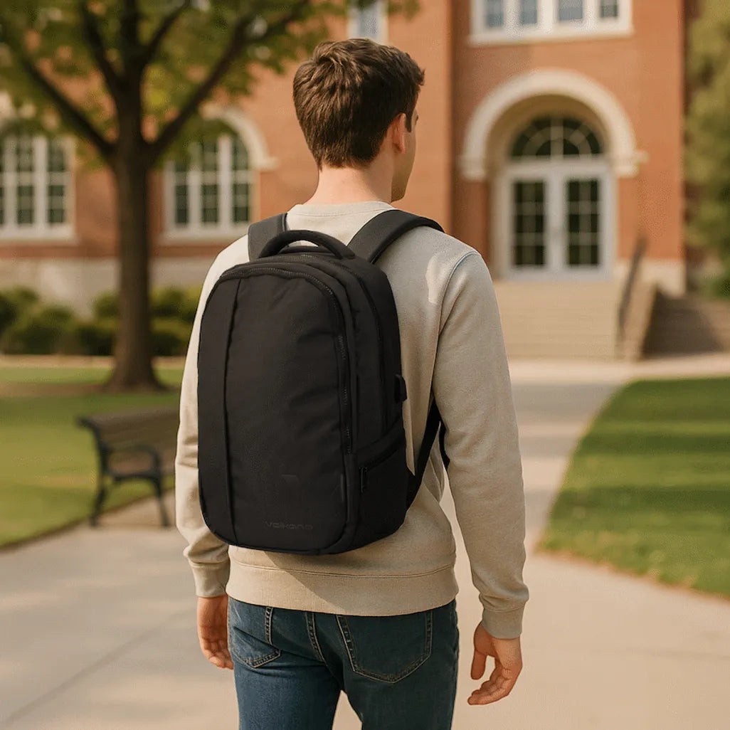 Volkano Midtown 15.6 inch Laptop Backpack - Black