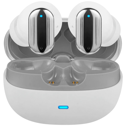 Pro Bass Flex Series TWS Earphone - White + Grey