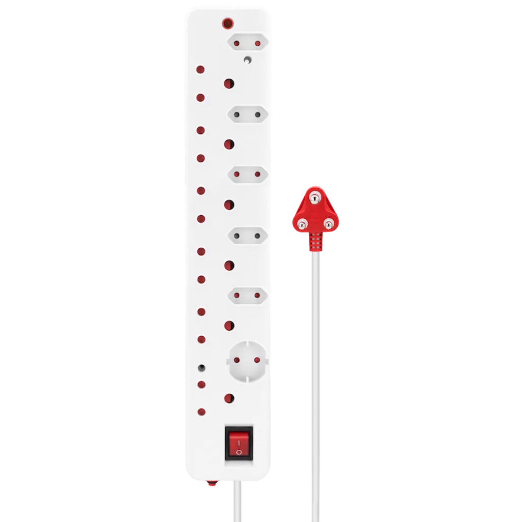 Ellies 12-Way Surge Multiplug - 0.5M