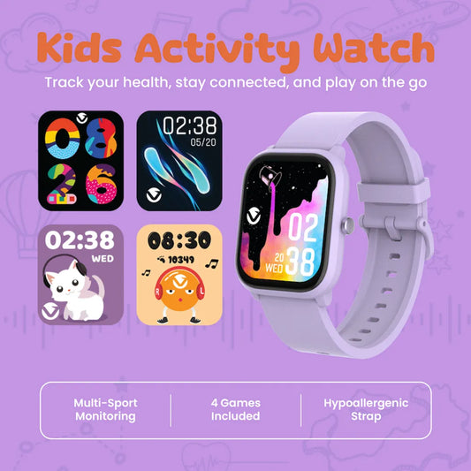 Volkano Vivo - Kids Smartwatch - Lilac Purple