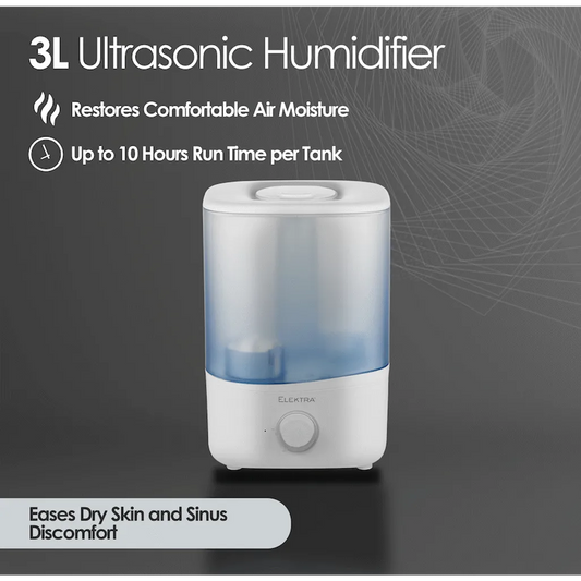 Elektra 3L Ultrasonic Humidifier