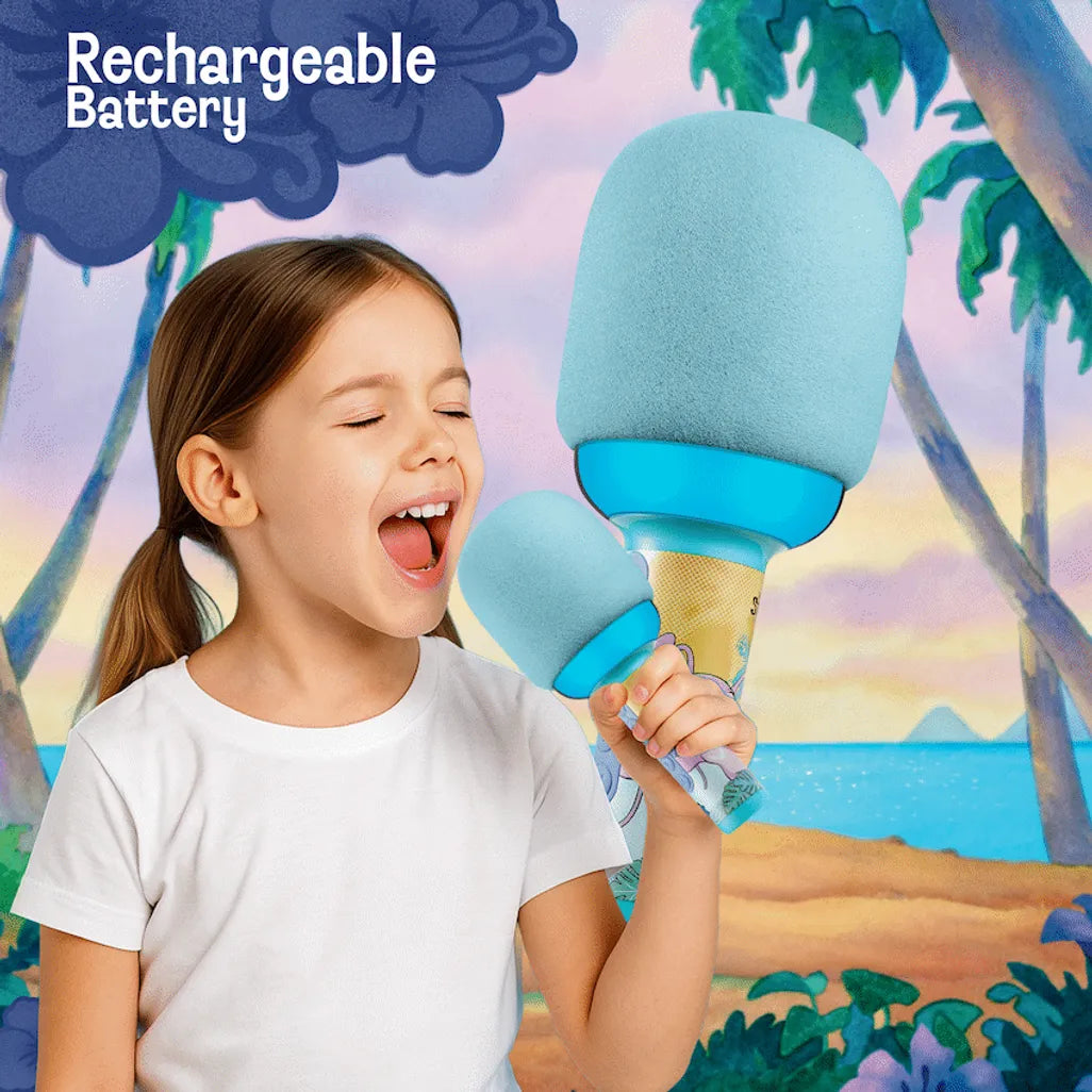 Disney Stitch Bluetooth Dome Microphone with RGB Lights