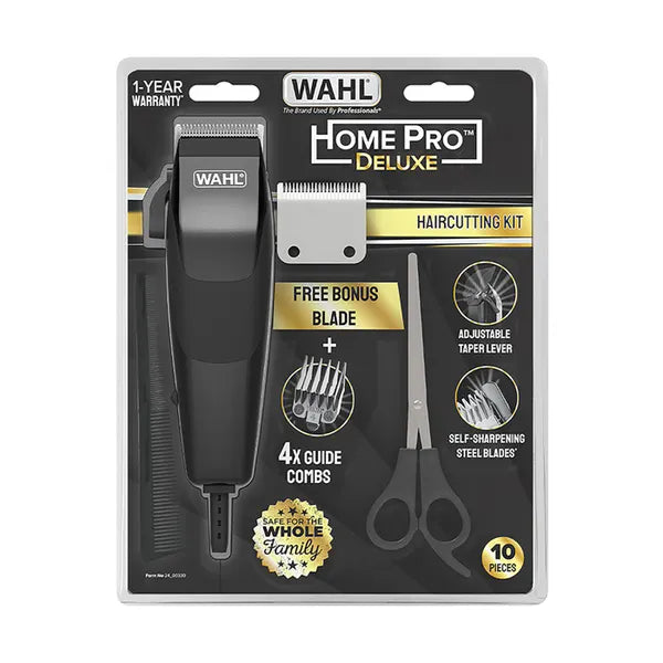 Wahl Home Pro Deluxe Clipper Kit - 10 Piece Hair Clipper Kit
