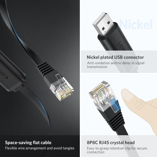 UGREEN USB-A to RJ45 Console Cable 1.5m
