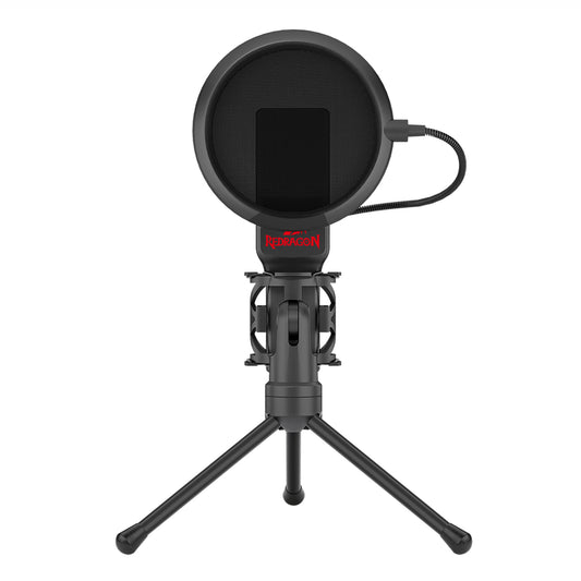 REDRAGON SEYFERT 3.5mm Aux Gaming Mic and Tripod – Black