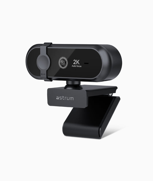 ASTRUM HD USB Webcam – 2K QHD, Mic, 360 Rotation, Autofocus – WM210