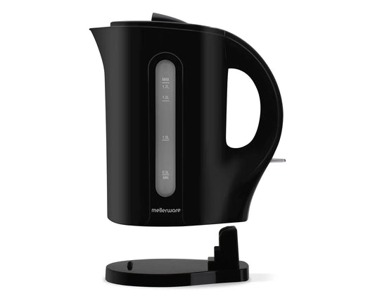 Mellerware Kettle Cordless Plastic Black 1.7L 2200W