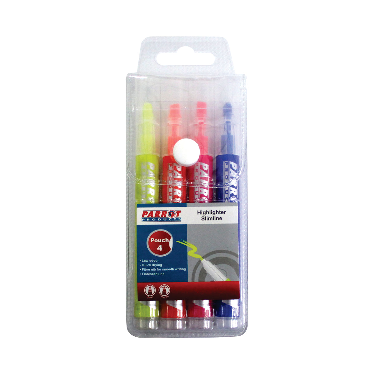 Parrot Highlighter Markers Slimline (Pouch 4)