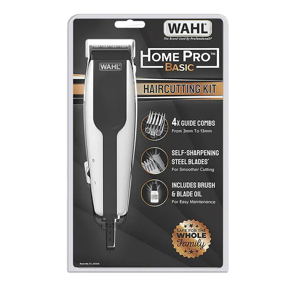 Home Pro Basic Hair Clipper Kit - 8 Piece Kit