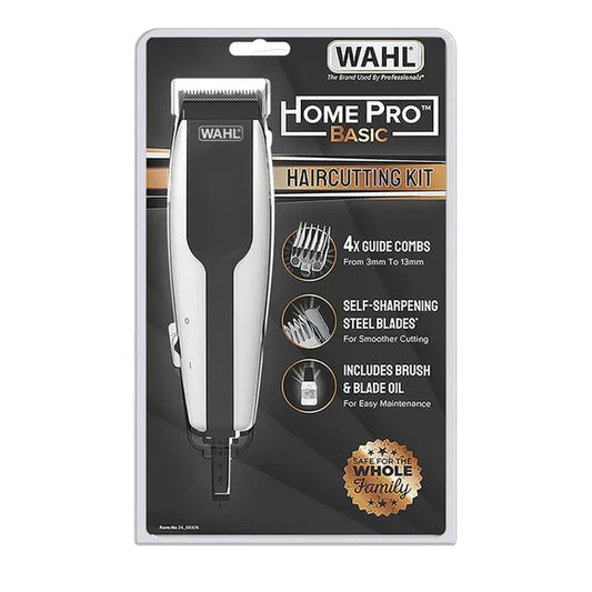Home Pro Basic Hair Clipper Kit - 8 Piece Kit