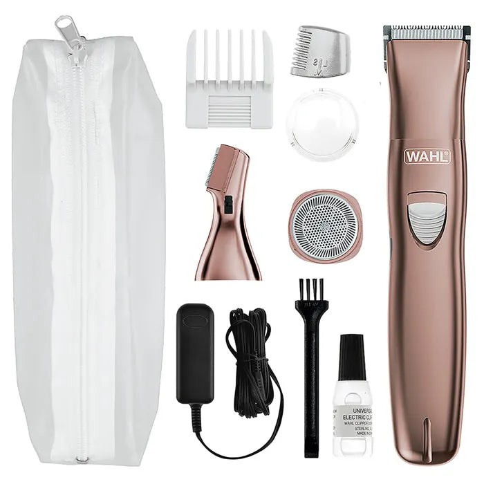 Wahl Rechargeable Rose Gold 9 Piece Ladies Trimmer Kit