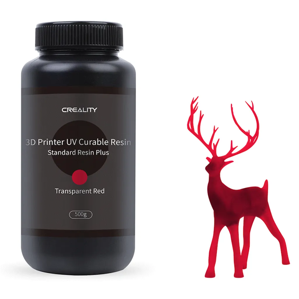 Creality LCD Resin 500g Transparent - Red