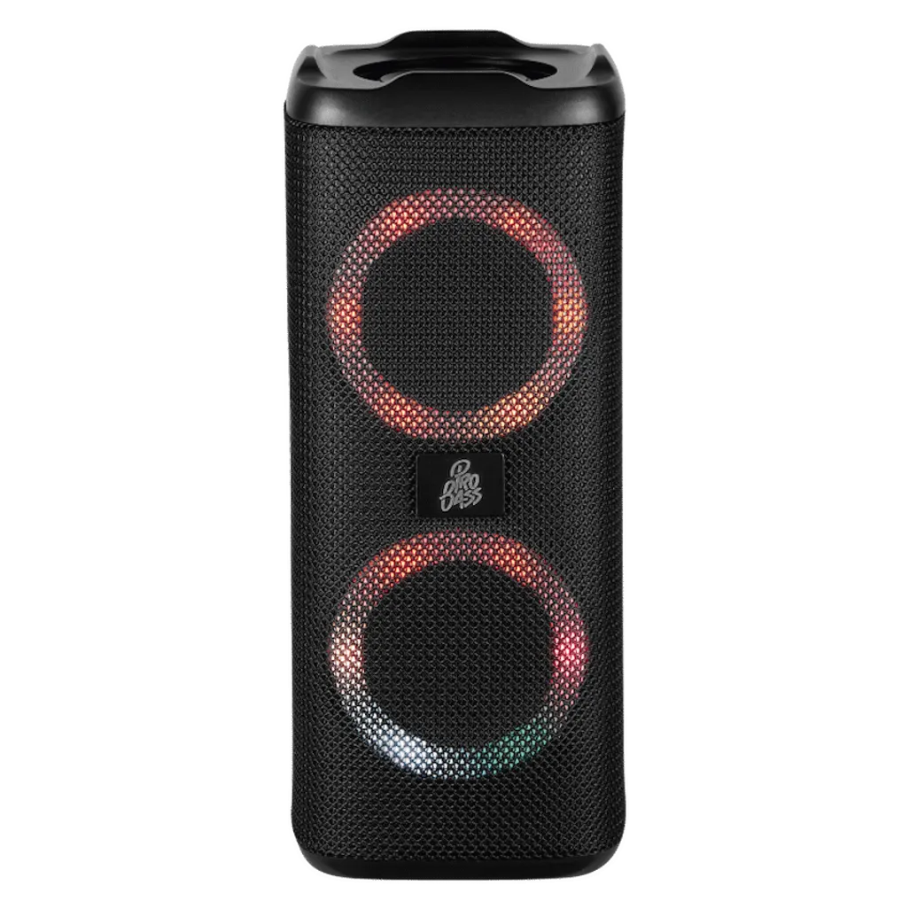 Pro Bass Pulse Box Portable Bluetooth Speaker - Black