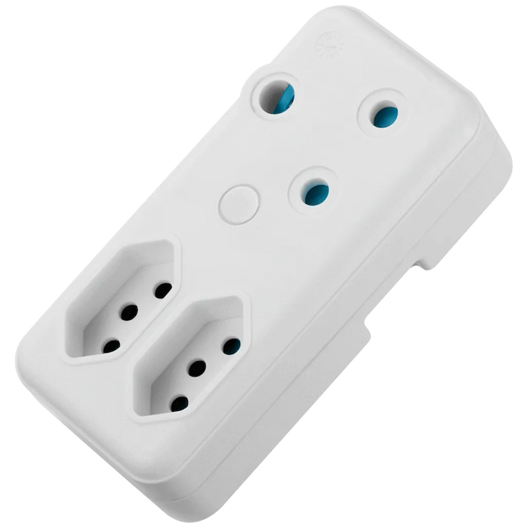 Ellies 3-Way Adaptor - White