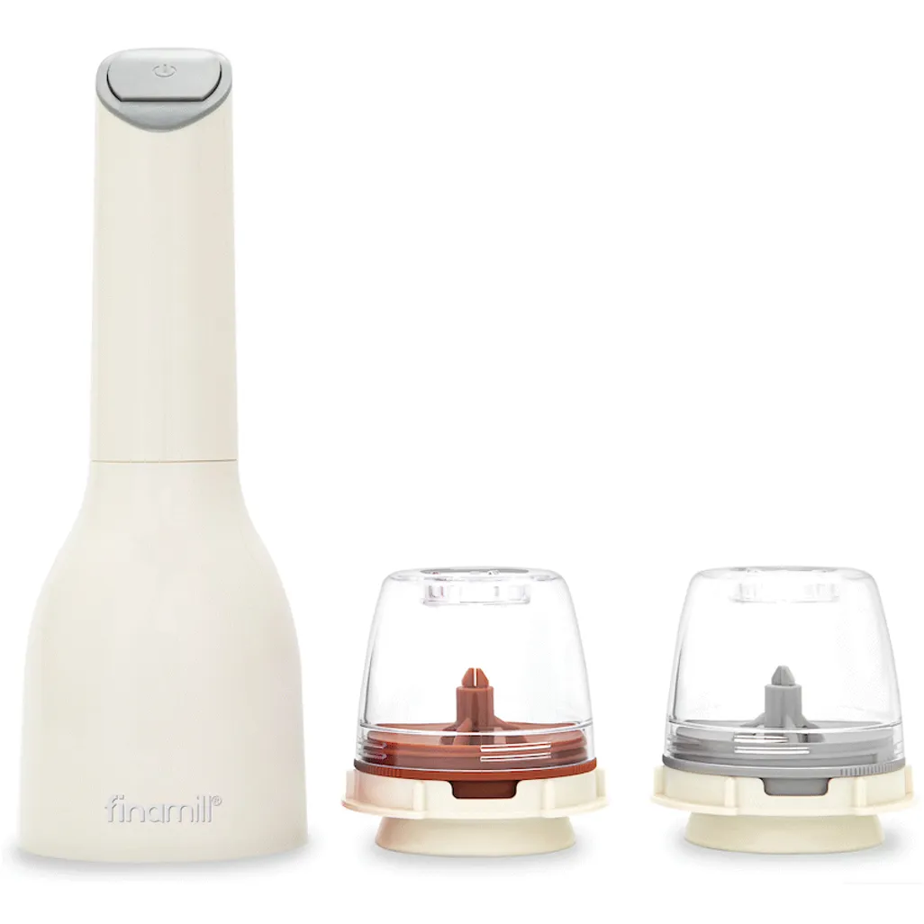 Finamill Battery-Operated Grinder - Soft Cream