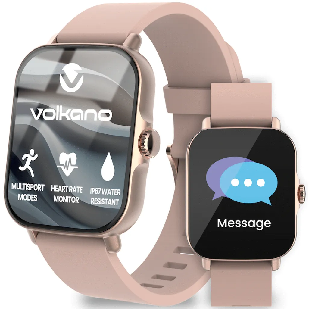 Volkano Active Tech Serene series Watch with heart rate monitor - Gold