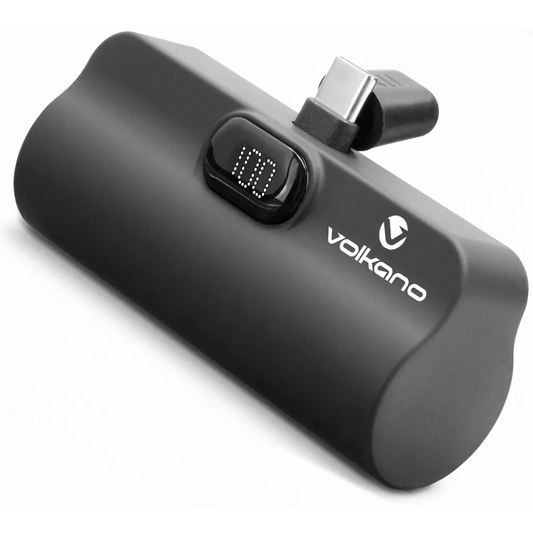 Volkano Relief Pro Power Bank - 5000mAh Type-C Direct Plug-In
