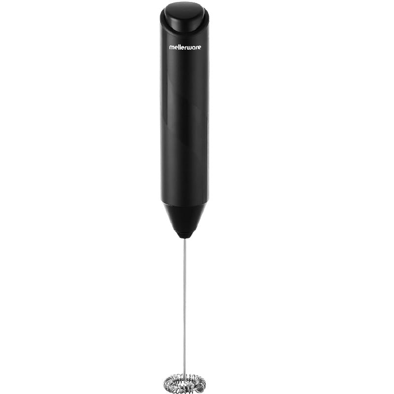 Mellerware Milk Frother Battery Operated Plastic - Black