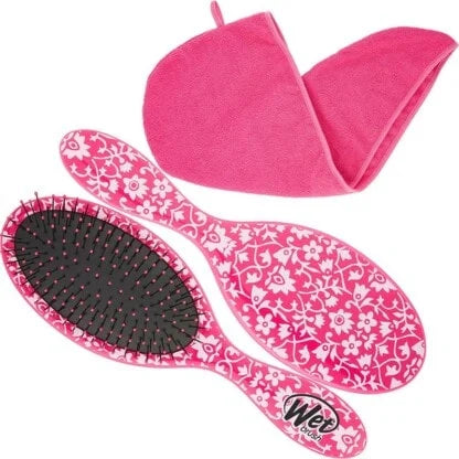 WetBrush Great Hair Day Starter Kit, Brush & Towel Turban