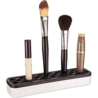 Silicone Make-Up Brush & Beauty Tool Holder, Black