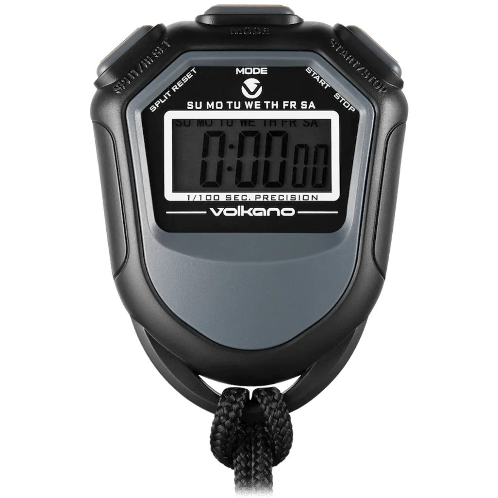Volkano Track Series Stopwatch - Black