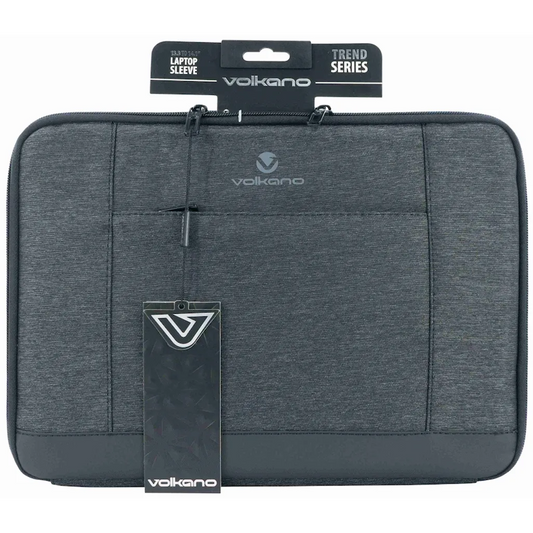 Volkano Trend Series 13.3 to 14.1-Inch Laptop Sleeve - Grey