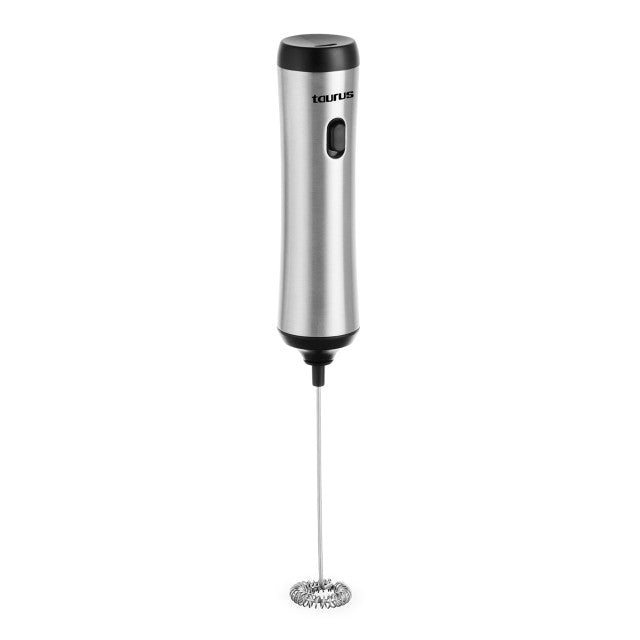 Taurus Milk Frother Usb Rechargeable Stainless Steel 1Speed Li-Ion 10W “Silver Bullet Frothmaster”