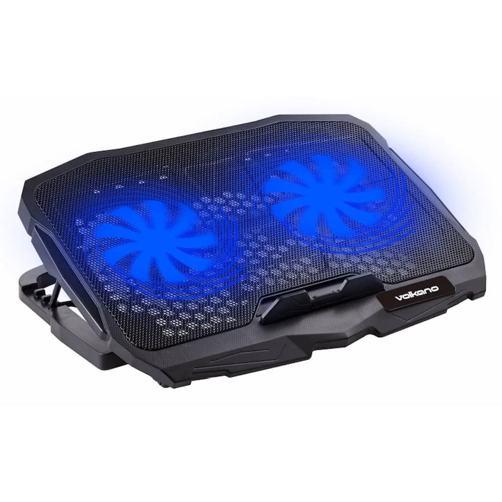 Volkano Glacier Series Upright Notebook Cooling Stand with Dual Fans