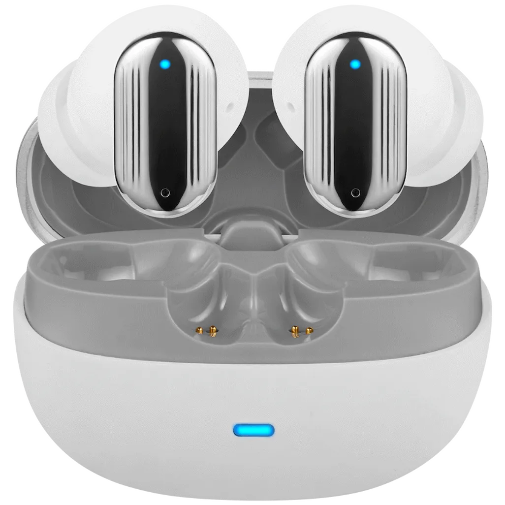 Pro Bass Flex Series TWS Earphone - White + Grey