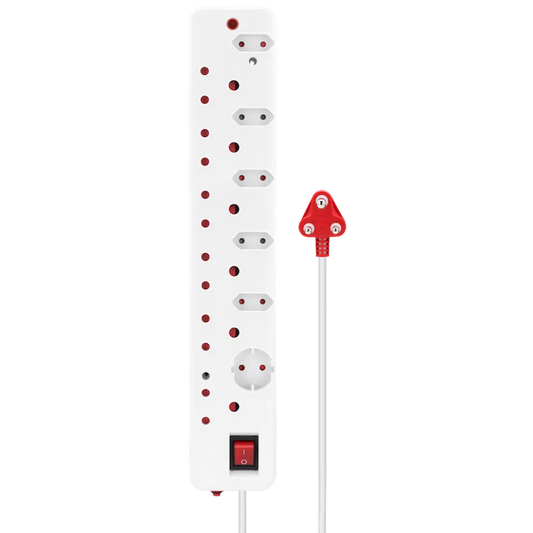 Ellies 12-Way Surge Multiplug - 0.5M