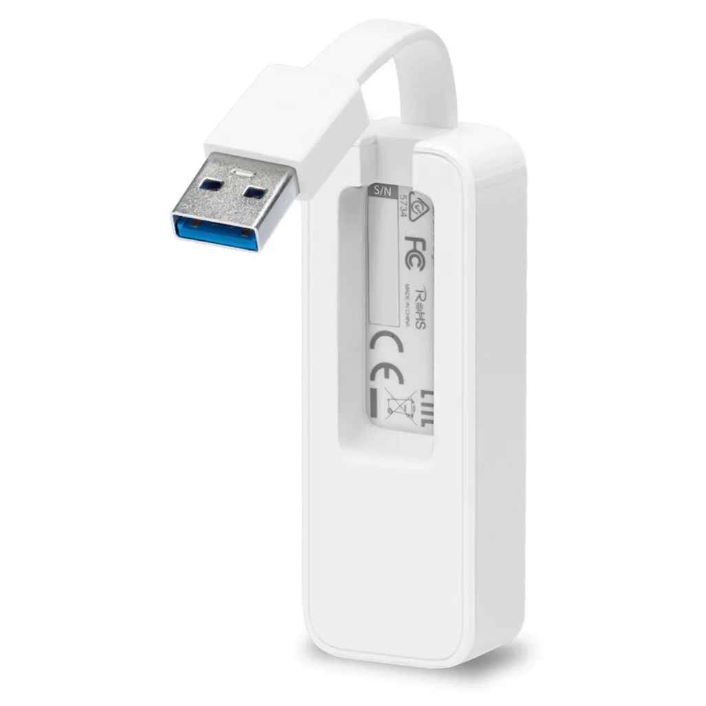 TP-Link UE300 USB 3.0 to Gigabit Ethernet Network Adapter (1 USB 3.0 Connector)