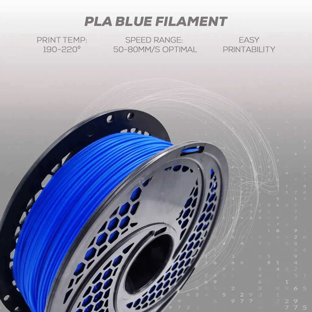PLA Filament - Blue - 1kg, 1.75mm