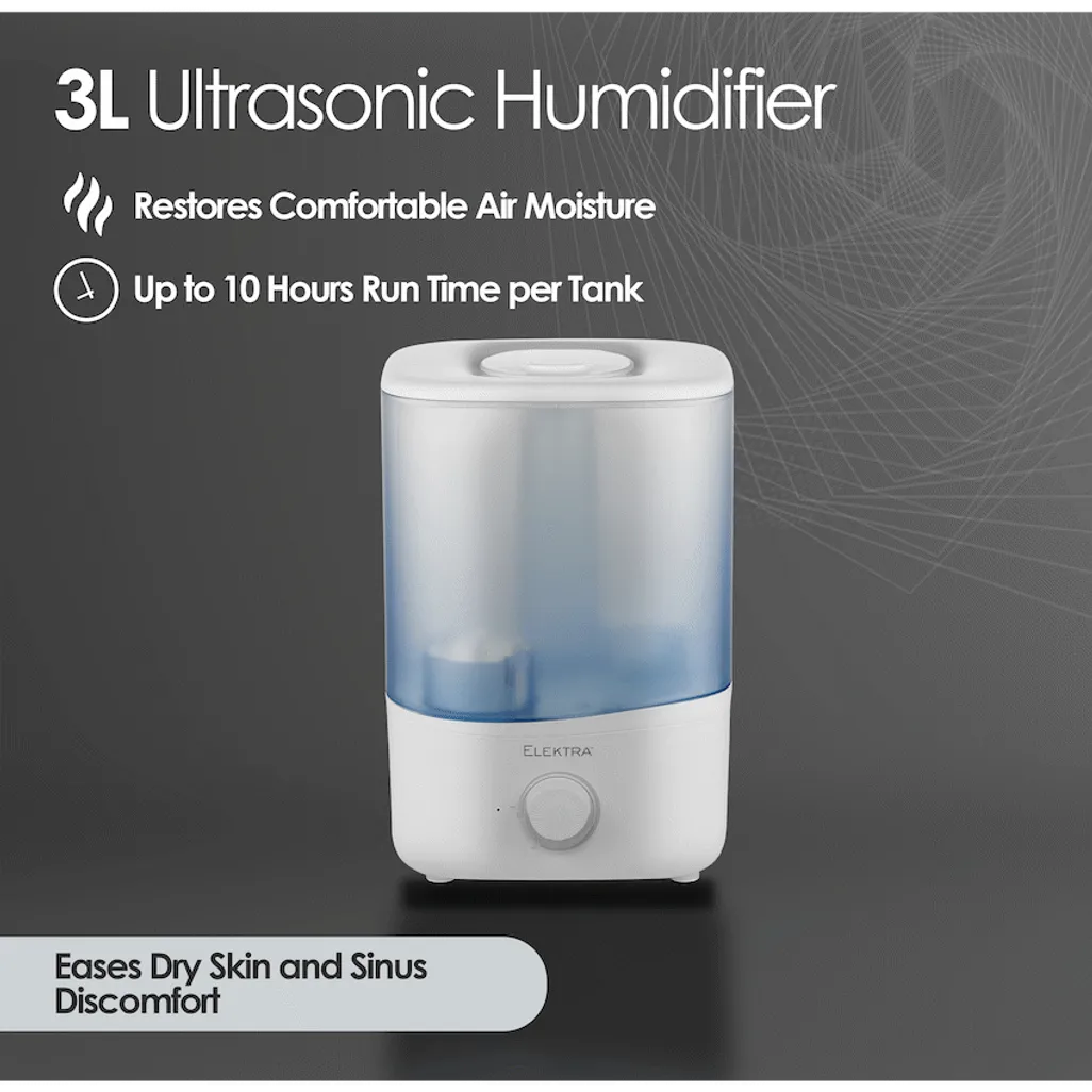 Elektra 3L Ultrasonic Humidifier
