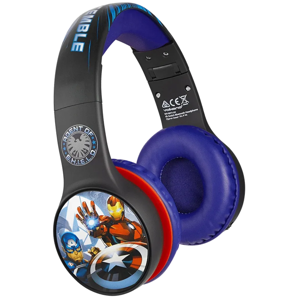 Marvel Avengers Bluetooth Headphones with dB Switch Function