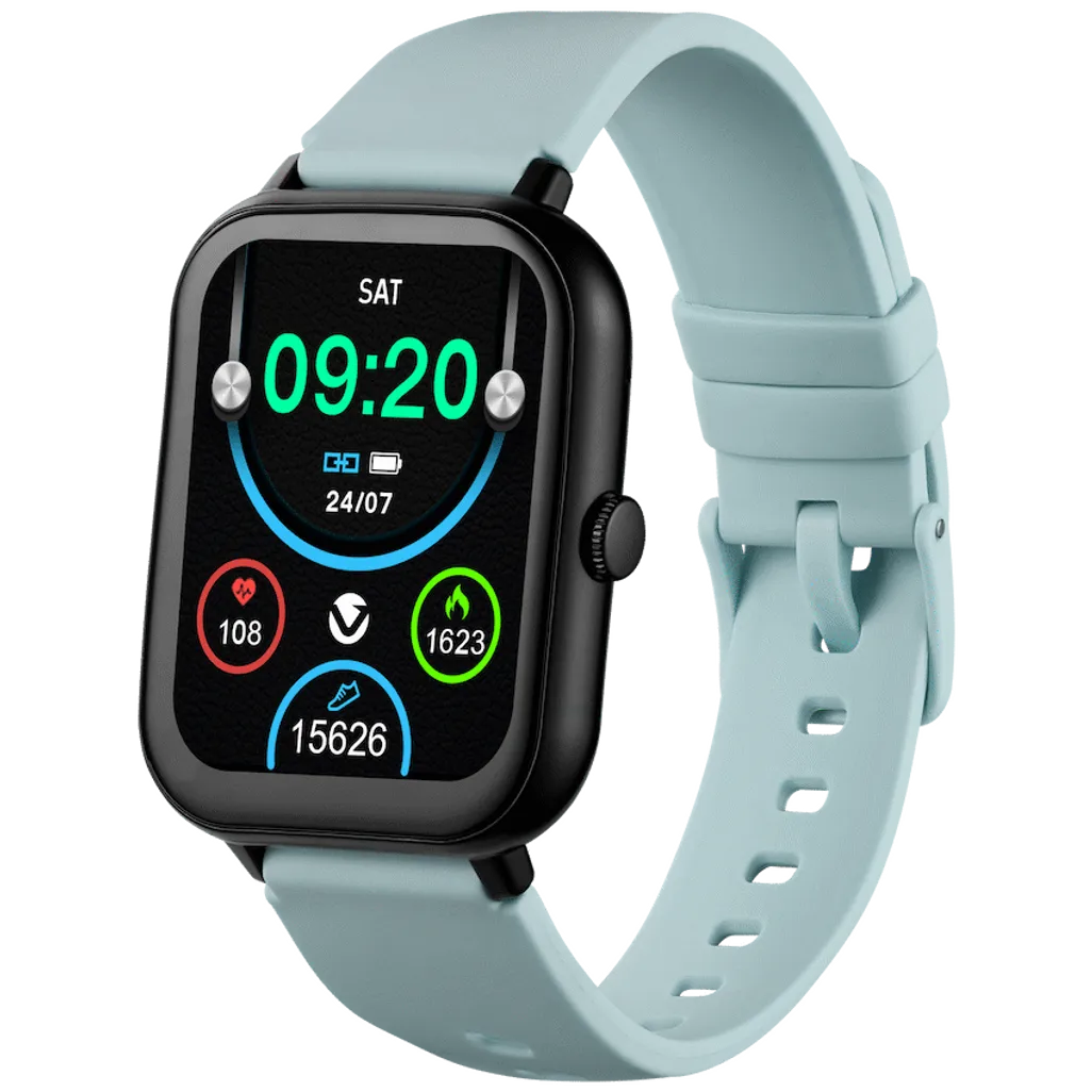 Volkano Chroma Series Smartwatch with Teal Strap