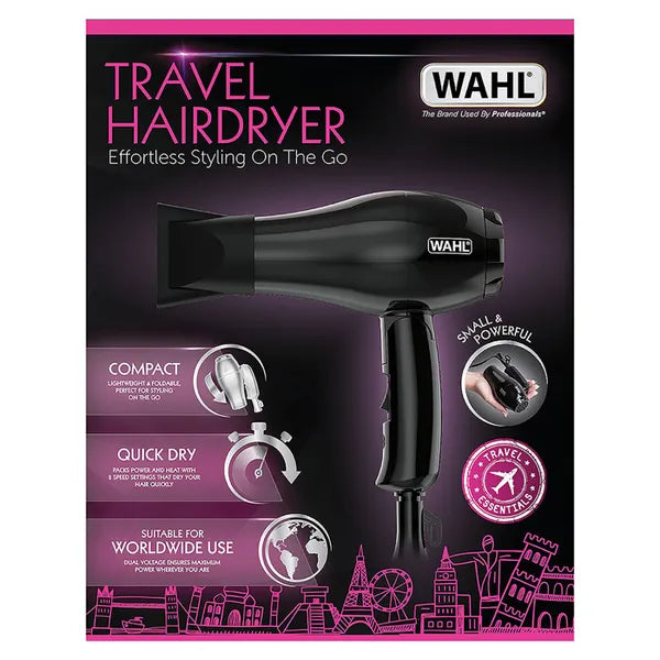 Wahl Foldable Travel Hair Dryer