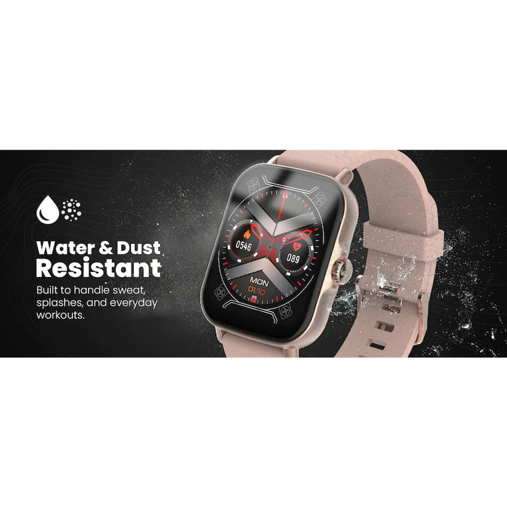 Volkano Active Tech Serene series Watch with heart rate monitor - Gold