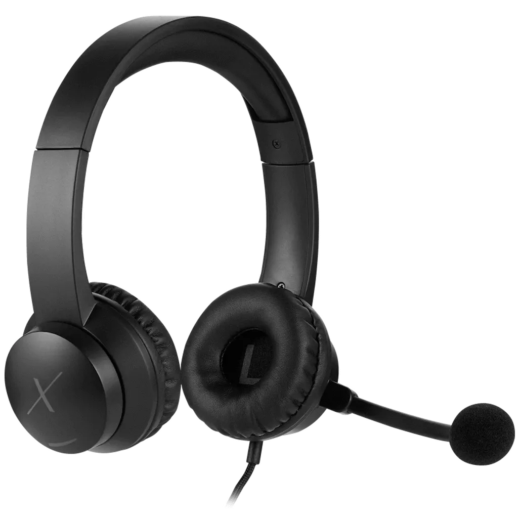 VolkanoX Chat Mk2 Series Wired USB Headset - Graphite