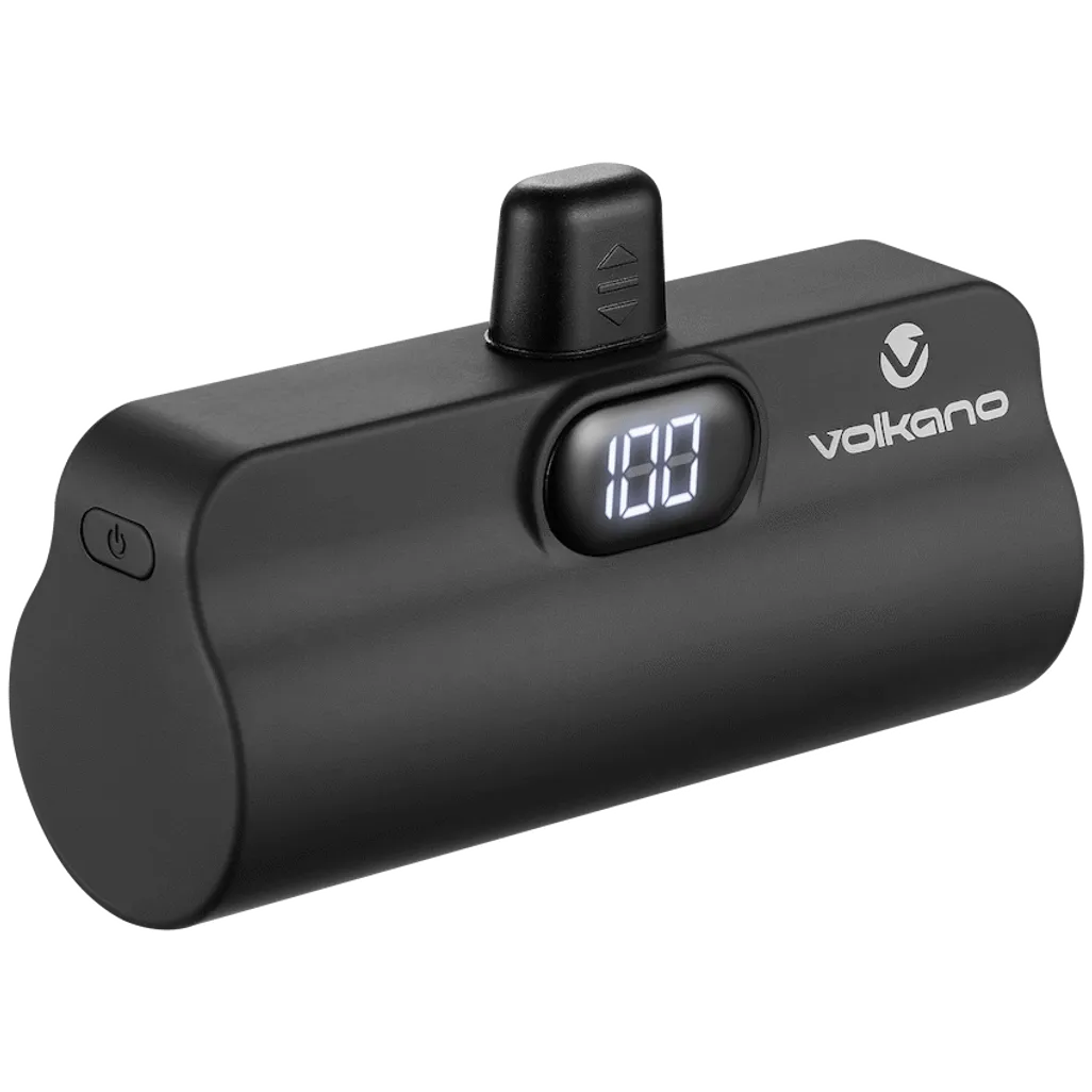 Volkano Relief Pro Power Bank - 5000mAh Type-C Direct Plug-In