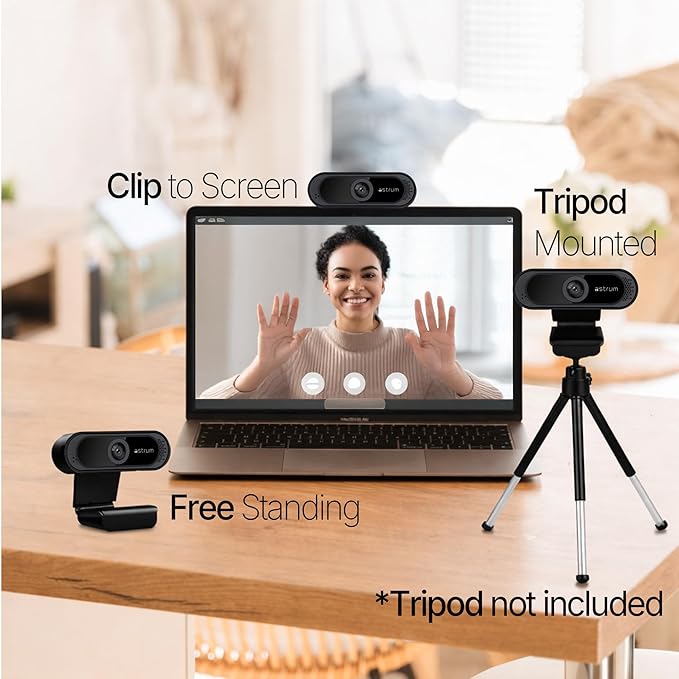 ASTRUM CAMGO WEBCAM 720P HD 5P 30FPS MIC USB