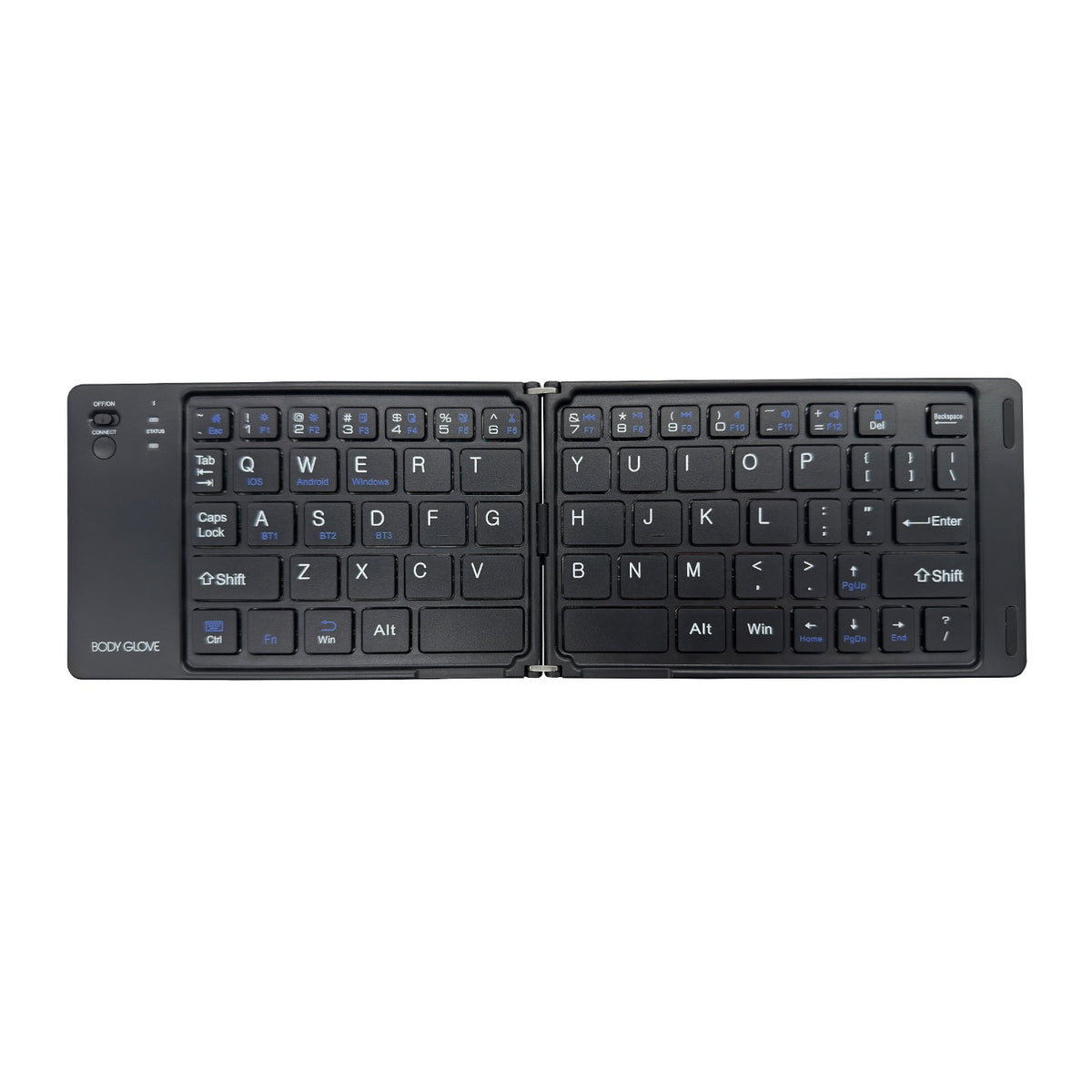Body Glove Wireless Folding Hinge Keyboard – Black