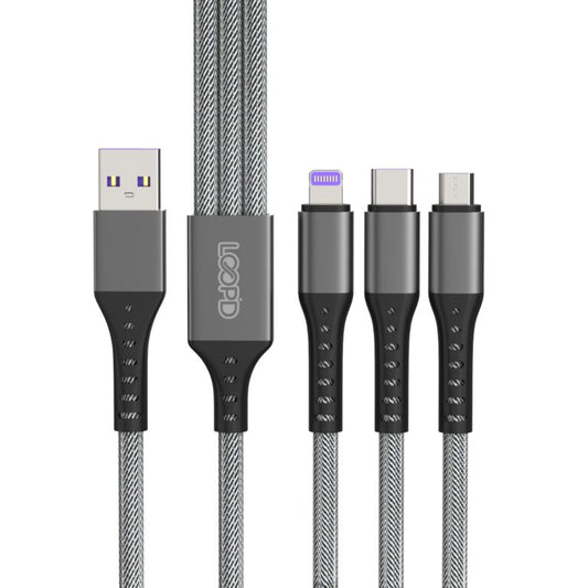 LOOPD Lite 3 in 1 Multi Cable – 1.2 Metre