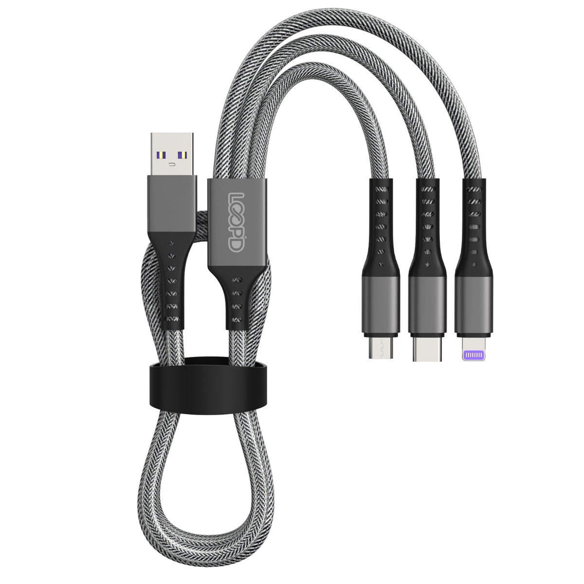 LOOPD Lite 3 in 1 Multi Cable – 1.2 Metre