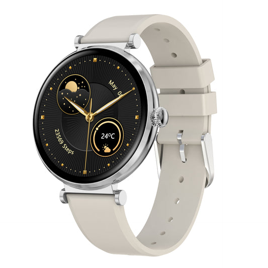ASTRUM MT510 Smart Watch 1.32″ AMOLED IPX68 with BT Calls Sports HR BP BO – Silver