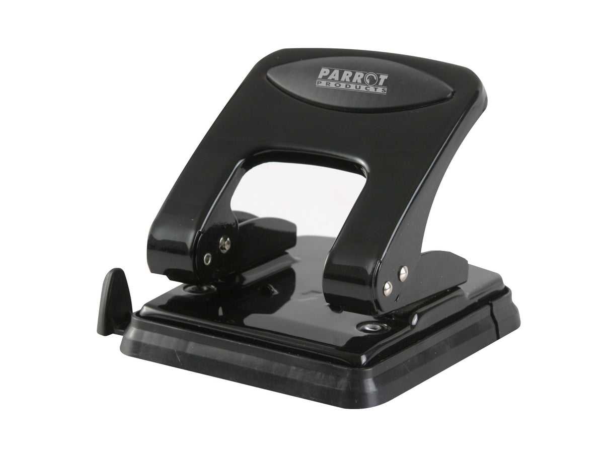 Parrot Steel Hole Punch (40 Sheets-Black)