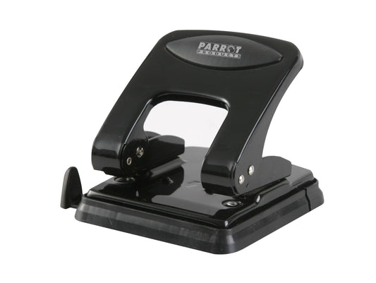 Parrot Steel Hole Punch (40 Sheets-Black)