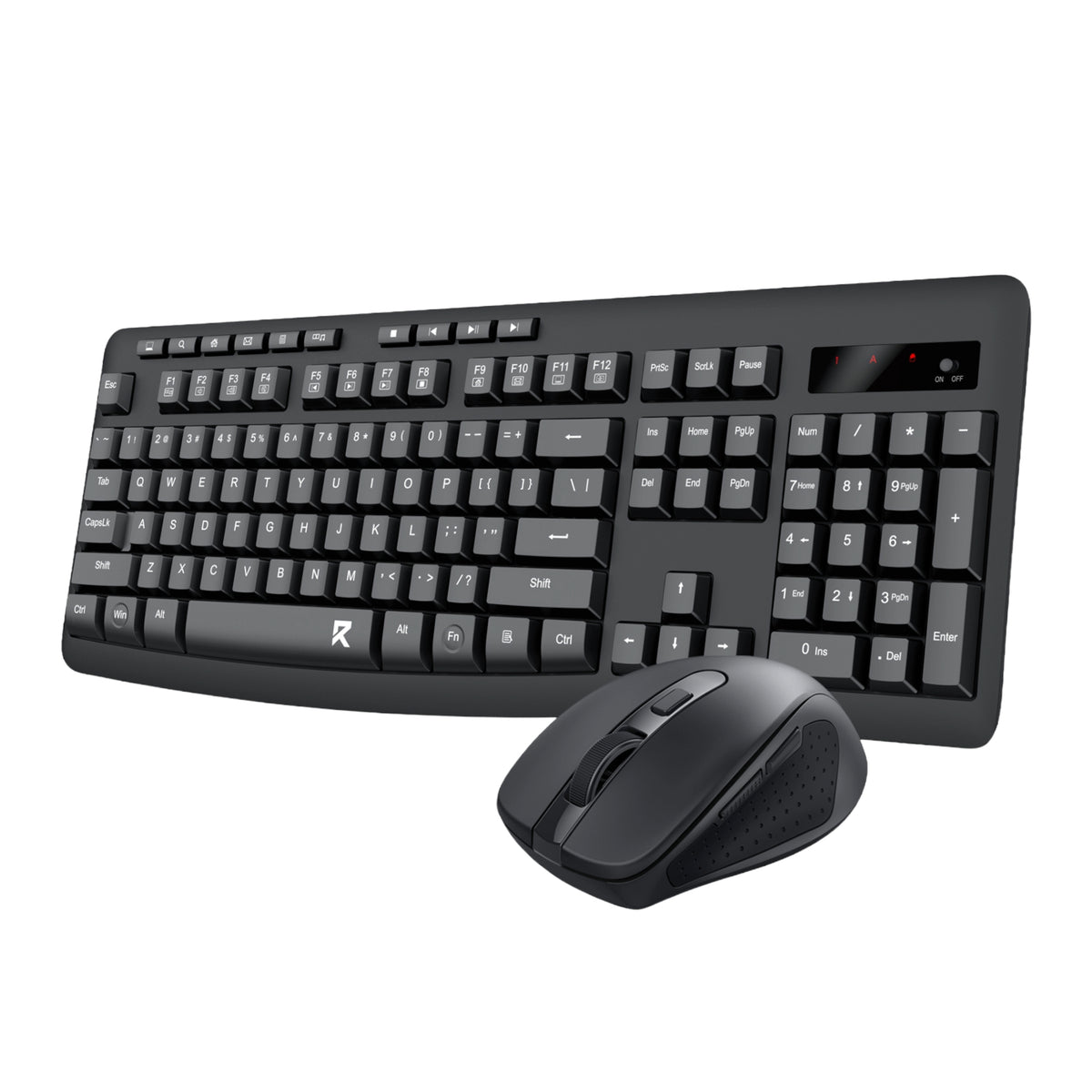 Redragon BS-7367-B Wireless Office Keyboard and Mouse Combo – Black